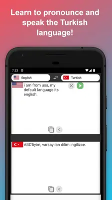 English to Turkish Translator android App screenshot 1